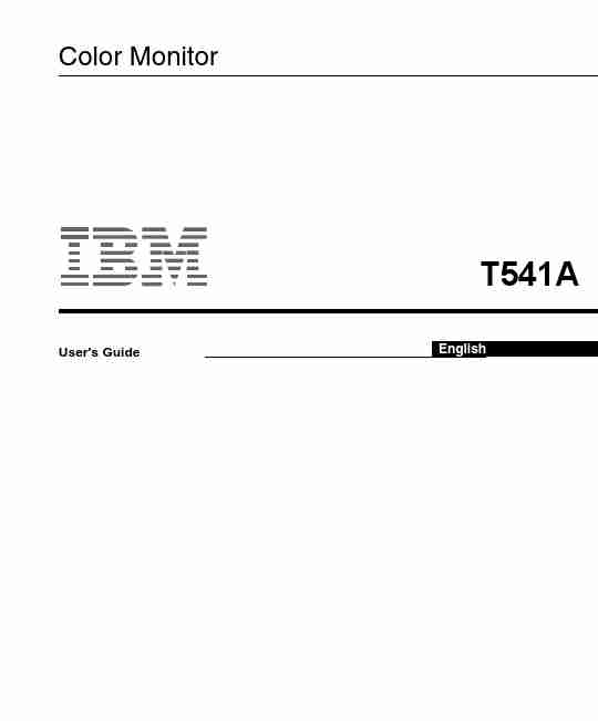 IBM Computer Monitor T541A-page_pdf